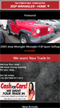 Mobile Screenshot of jeepwranglerforsale.co.uk